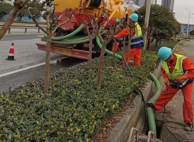 桥头镇市政管道清淤